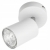 Lampa Oprawa SIENA-ALU-W/S 1xgu10 biała ze srebrnym przegubem
