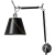 Lampa PAOLA fI230*360+250mm 1xE27 CZARNA