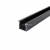 Profil led LINEA-IN20 EF/U7 2m czarny E4020021 głęboki szeroki