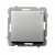 OSPEL SONATA Przycisk światło 10AX srebro mat IP20 ŁP-5R/m/38