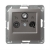 OSPEL IMPRESJA Gniazdo antenowe RTV-DATA tytan GPA-168153