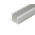 Profil led LINEA-IN20 EF/U7 2m srebrny anodowany E4020020