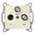 SCHNEIDER ELECTRIC Sedna Gniazdo antenowe TV/SAT/SAT końcowe kremowe SDN3502123