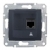 SCHNEIDER ELECTRIC SEDNA Gniazdo komputerowe pojedyncze RJ45 kat. 5e grafit SDN4300170