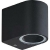 Oprawa elewacyjna OE-8 1xgu10 ip44 czarna WALLY-1-O-B