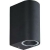 Oprawa elewacyjna OE-9 2xgu10 ip44 czarna WALLY-2-O-B